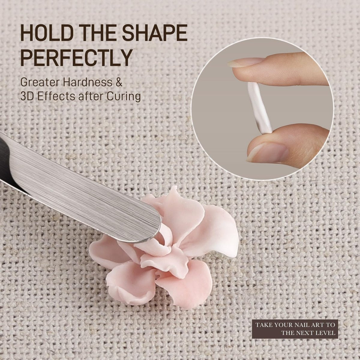 GAOY White 3D Sculpting Gel for Nail Art – 15g Hard Non-Sticky Carving Gel for Molding & Building - görsel 12