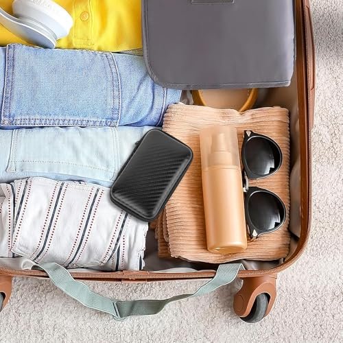 Linkidea Travel Shaver Case - Protective Mini Electric Razor Storage Bag for Braun M60, M90, Portable Shaver Holder (Black) - görsel 12