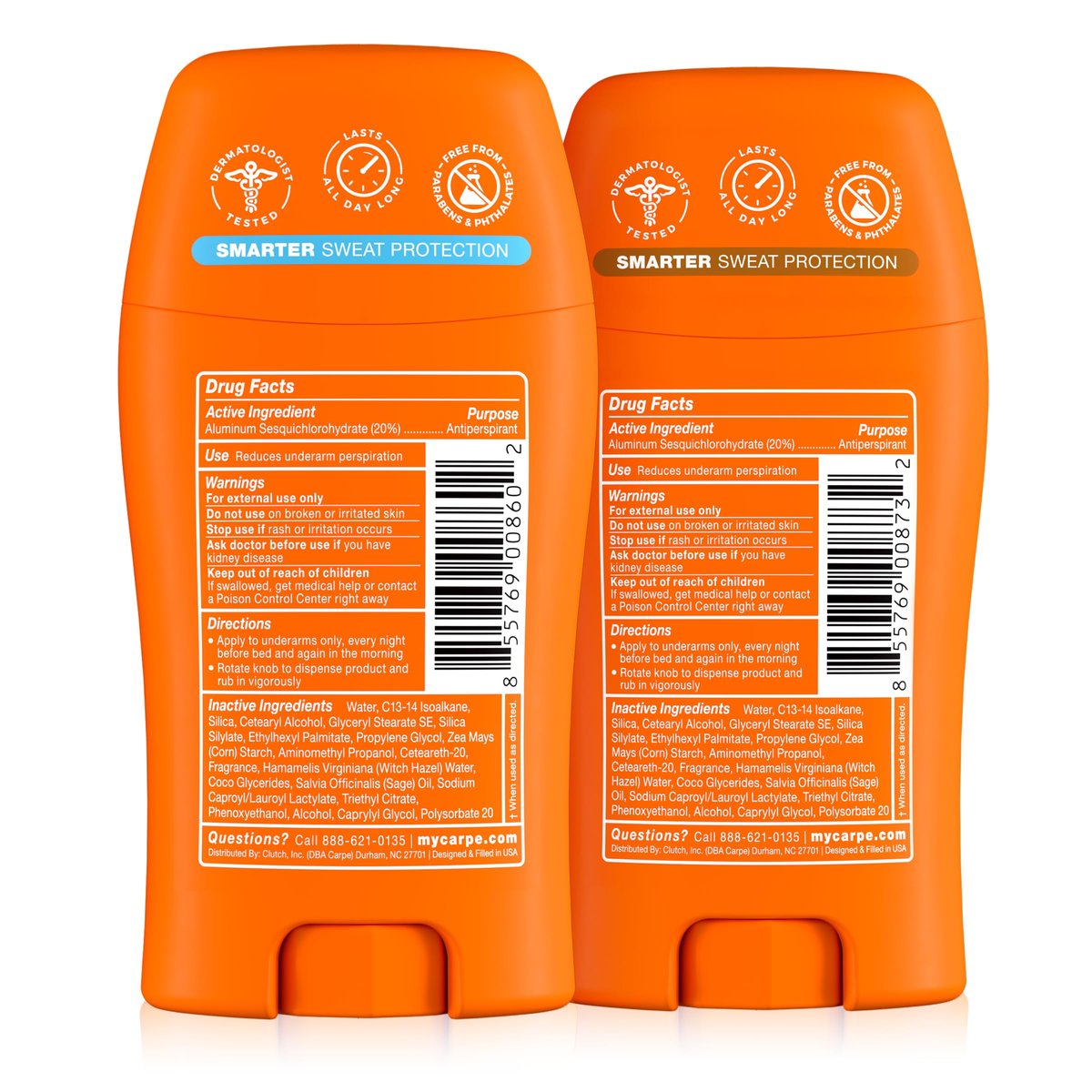 Carpe Women's Clinical Strength Antiperspirant Deodorant Variety Pack – 100 Hour Sweat & Odor Control, Coconut Vanilla & Fresh Powder, 2-Pack Avelisse