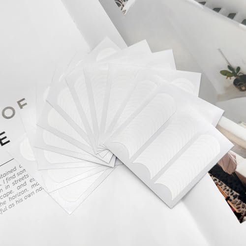 Quacc French Manicure Strips – 12 Sheets (576 PCS) Self-Adhesive Nail Guide Tips, Moon Shape Design for DIY Nail Art - görsel 12