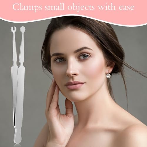 LLOUSSAK Professional Piercing Clamps – Stainless Steel Jewelry Changing Tool for Nose, Ear & Belly Piercings Avelisse