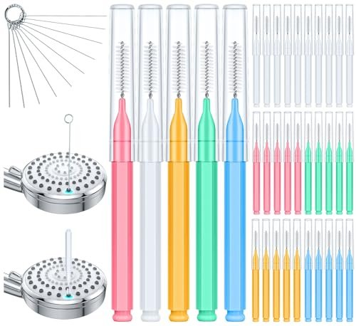 Lumkew 40 Pcs Shower Head Cleaner Picks – Nozzle Unclogger Tool with Storage Box for Small Holes - görsel 16