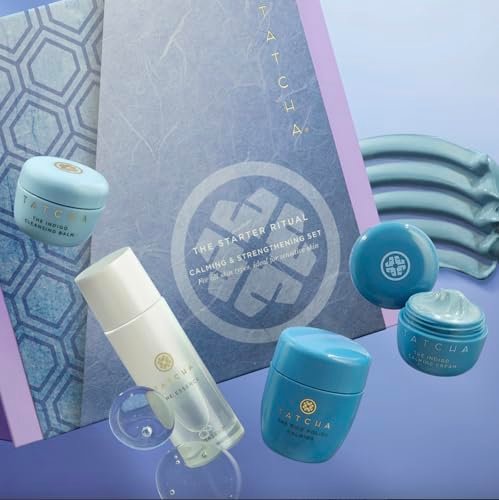 Tatcha The Starter Ritual Set - Soothing for Sensitive Skin | 2-Week Introductory Set | $93 Value Avelisse