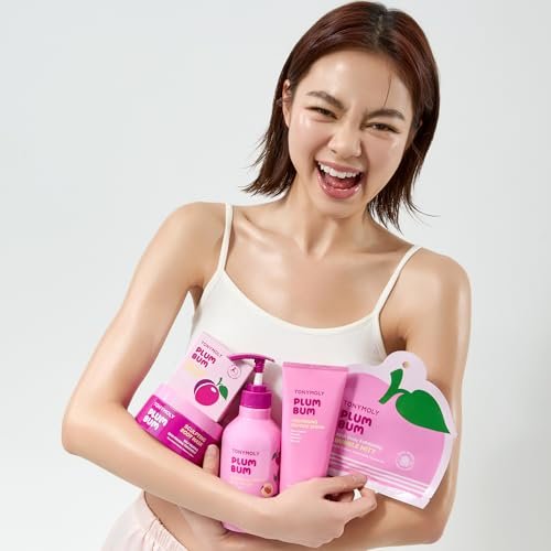 TONYMOLY Plum Bum Tightening Peptide Serum – Firming & Hydrating Body Serum with Plum Extract, Vitamin C & Glycerin, 6.76 fl oz - görsel 12