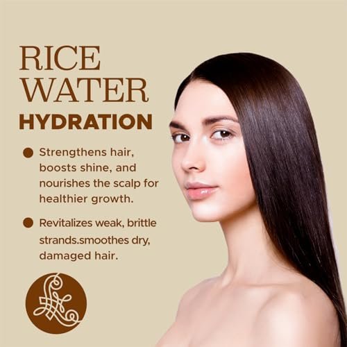 Luseta Rice Water Conditioner - Strengthening & Nourishing, Revitalizes Shine, Hydrating & Frizz Control for All Hair Types, 16.9 oz Avelisse