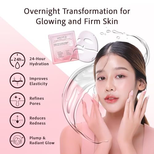 realori Salmon DNA PDRN Collagen Face Mask – Korean Hydrogel Mask for Glass Skin, Firming & Hydrating, 4-Pack - görsel 18