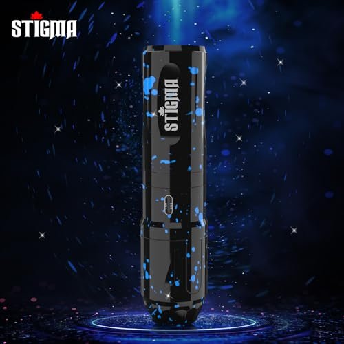 STIGMA Wireless Tattoo Gun Kit - Complete Tattoo Kit with Rotary Pen, 2 Batteries, 20 Cartridge Needles, 11 Inks - Professional Tattoo Machine Set for Beginners and Artists ST-TK9003-3 Avelisse