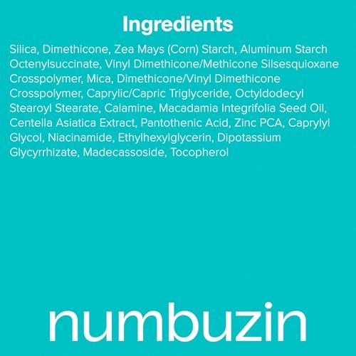 numbuzin No.1 Powder | Pantothenic Skincare 100 Powder | 24H Long-Lasting Finish | Silica + Pantothenic Acid + CICA | For Acne-Prone Skin | 0.24 oz Avelisse