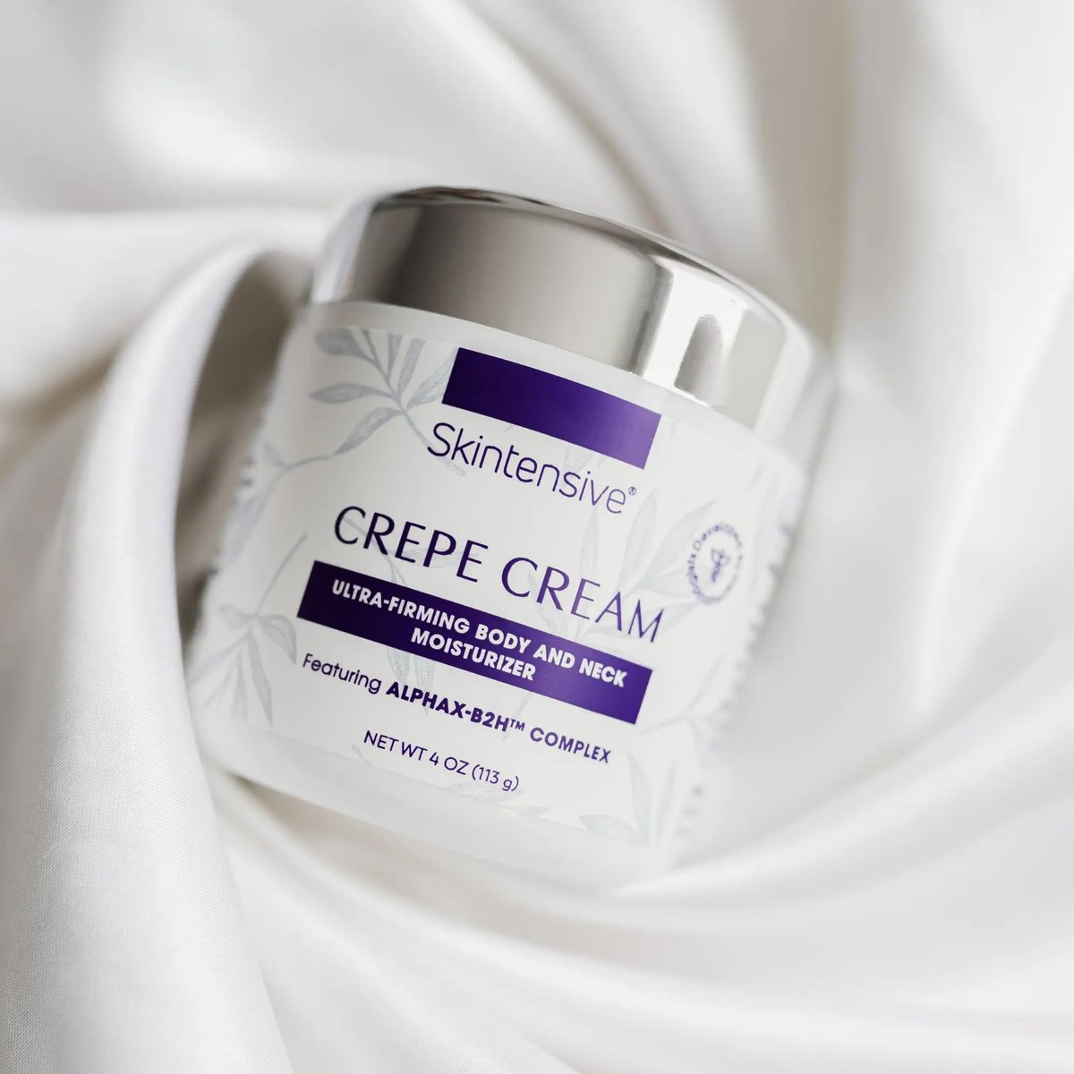 SKINTENSIVE Crepe Cream – Advanced Crepey Skin Cream for Firmer, Smoother Appearance – Harvard-Trained Dermatologist Formulated – Premium Body and Neck Creme – 4 oz Avelisse