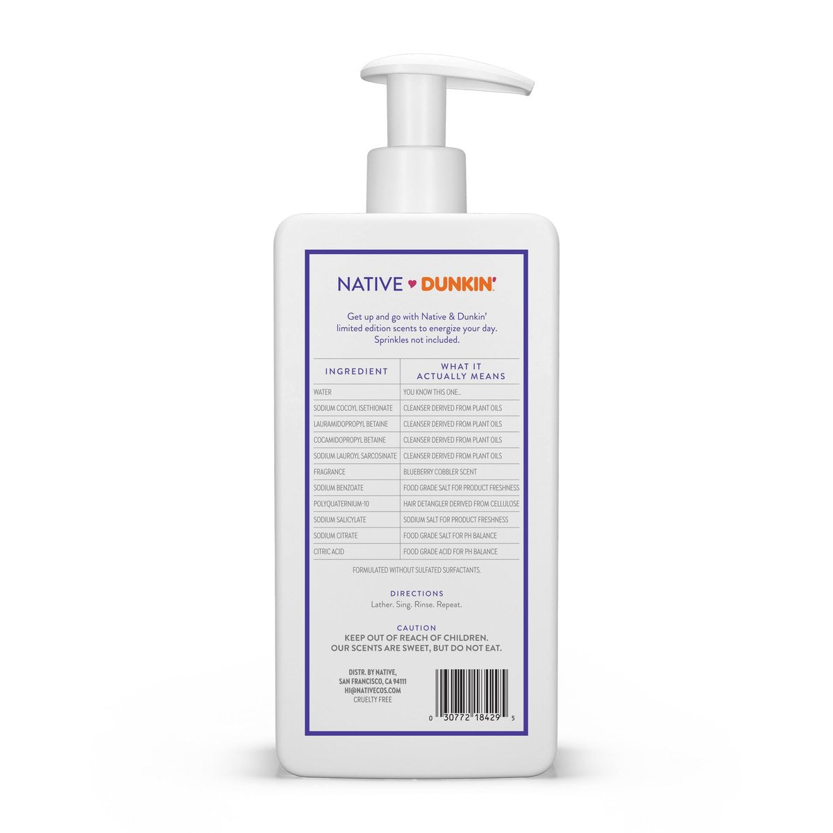 Native Limited Edition Blueberry Cobbler 2-in-1 Shampoo and Conditioner | 16.5 oz - görsel 10