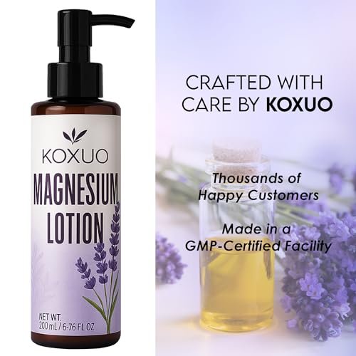 KOXUO Magnesium Sleep Lotion – Relaxing Nighttime Moisturizer with Shea Butter & Olive Oil, Gentle for Sensitive Skin & Pregnancy Safe, Family Use - görsel 12