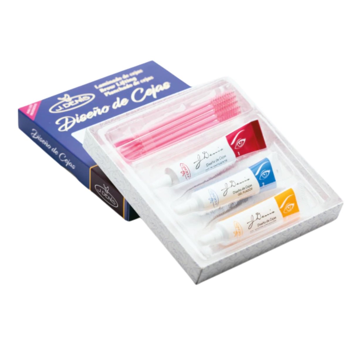 J. Denis Lamination Kit for Professional Brow Styling - Brow Pencil & Eyebrow Glue for Defined Brows (3 Count) Avelisse