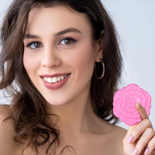 Limbeuuu 40 Pack Compact Mirror Plastic Portable Foldable Rose Flower Shaped Makeup Mirror Hand Bridesmaids Gift for Women Girls Wedding Party - görsel 14
