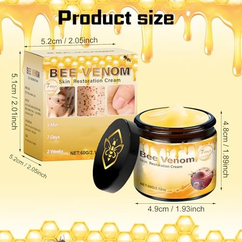2 PCS Bee Venom Skin Restoration Cream – Firm, Rejuvenate & Smooth Wrinkles & Fine Lines Avelisse