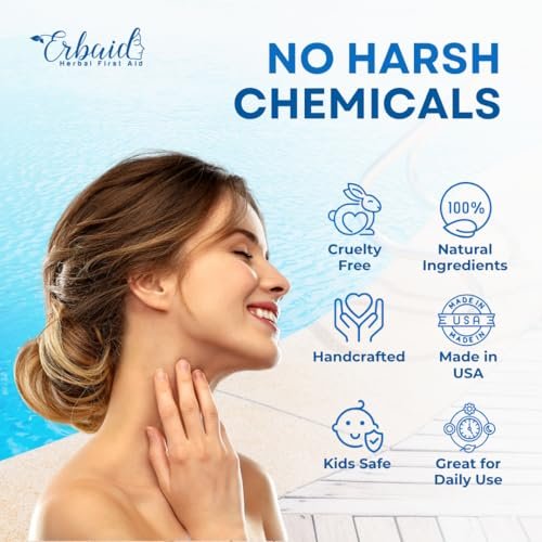 Swimmers Shampoo & Body Wash Bar – Chlorine Removal, Natural Face & Body Soap – Removes Chlorine, Salt, Bromine, Hard Water & Sunscreen – Gentle Moisturizing After Swim Care – Made in USA for All Ages - görsel 14