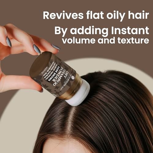 Nuva Botanicals Dark Brown Non-Aerosol Dry Shampoo Powder with Biotin, Lavender Extract & Korean Ginseng - Volumizing Travel Size (0.42 oz) - görsel 14