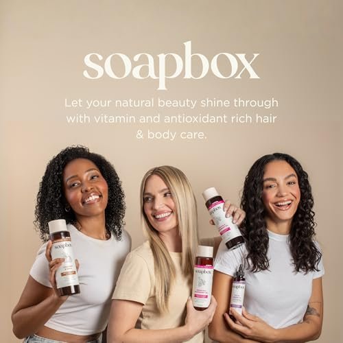 Soapbox Dry Shampoo Powder - Non-Aerosol, Volumizing with Biotin & Rice Protein - Travel Size, Vegan - 1.25oz Avelisse