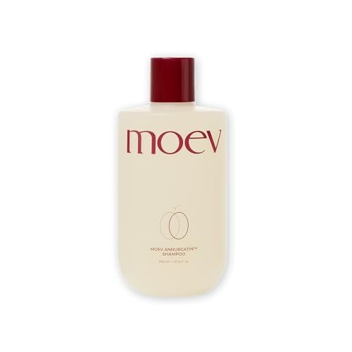 MOEV ANNURCATIN Shampoo | Korean Apple Hair Care for Strength and Volume in Thinning Hair | Adds Lift | Paraben-Free | Suitable for All Hair Types (10.14 fl.oz, Apple & Vanilla) Avelisse