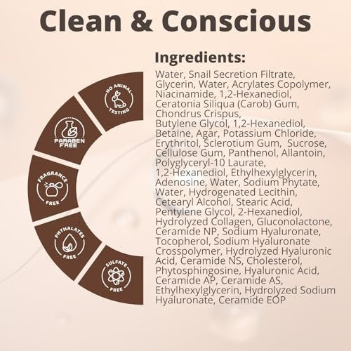 ARESSA SKYBDY Snail Mucin Glass Glow Hydrogel Face Mask - 4 Sheets, Collagen & Peptide Infused, Lifting & Anti-Aging Overnight Firming Hydration, Travel-Friendly - görsel 12