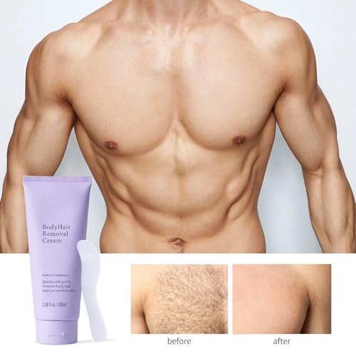 DaiLaiFu Gentle Hair Removal Cream for Body & Face, 3.38 fl oz – Painless & Safe for Sensitive Skin, Unisex Depilatory for Women & Men Avelisse