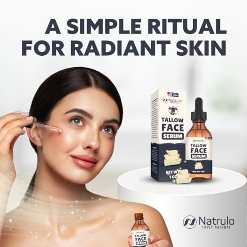 Natrulo Beef Tallow for Skin – All-Natural Grass-Fed Tallow Face Serum – Anti-Aging Facial Moisturizer for Wrinkles, Hydration & Collagen Boost – Reduce Fine Lines & Supports Firm, Youthful Glowing Complexion - görsel 16