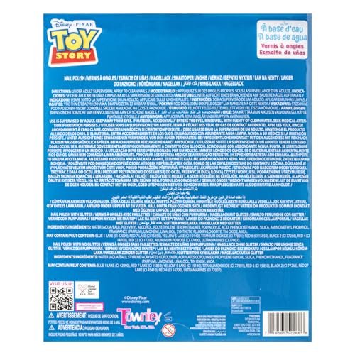 Disney Pixar Toy Story 18-Pack Nail Polish Set - Water-Based Peelable Nail Polish for Kids - Glittery, Shimmery & Opaque Colors by Townley Girl - görsel 18