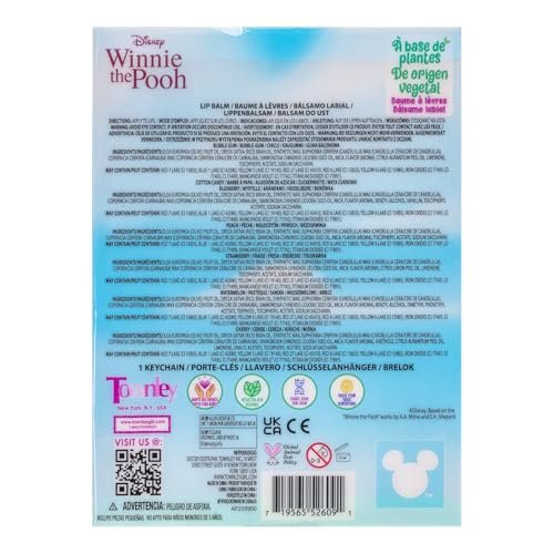 Winnie The Pooh Lip Balm Keychain Accessory Set for Kids – 7 Piece Plant Based Lip Balm with Pooh Themed Keychain Accessories by Townley Girl - görsel 18