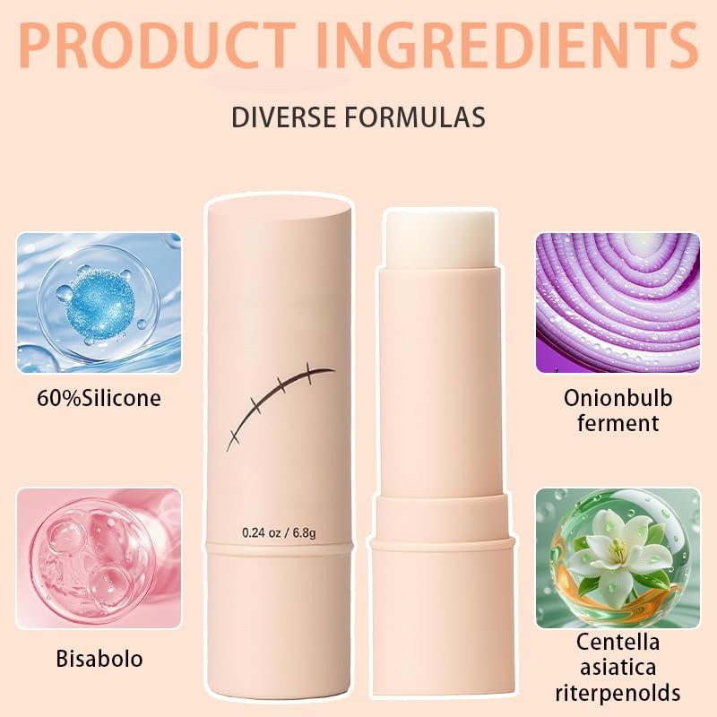 EXGYAN 60% Stick Thick Solid Velvety Scar Film with Centella Asiatica & Vitamin E – Soothing Occlusive Moisturizer (1 Pack) Avelisse