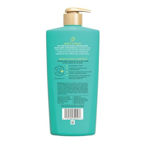Jergens Shea Fusion Tropical Escape Body Lotion - 14 fl oz, Moisturizing Lotion with Shea Butter & Vitamin E - görsel 12