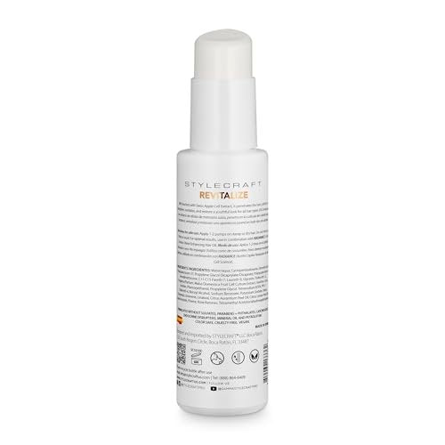StyleCraft SC360 Cell Science Revitalize Hair Cream - Nourishing & Strengthening Treatment with Apple Cell Extract, Jojoba, Grape Seed & Argan Oils – Frizz Control, Hydration & Shine - 100mL - görsel 16