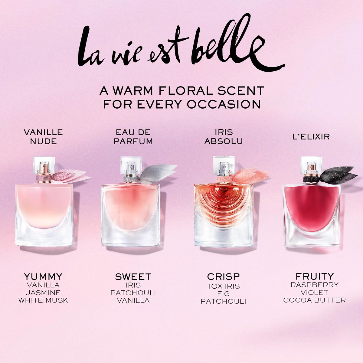 Lancôme La Vie Est Belle Gift Set – Full-Size Refillable Eau De Parfum, Purse Spray & Body Lotion, Limited Edition for Women Avelisse