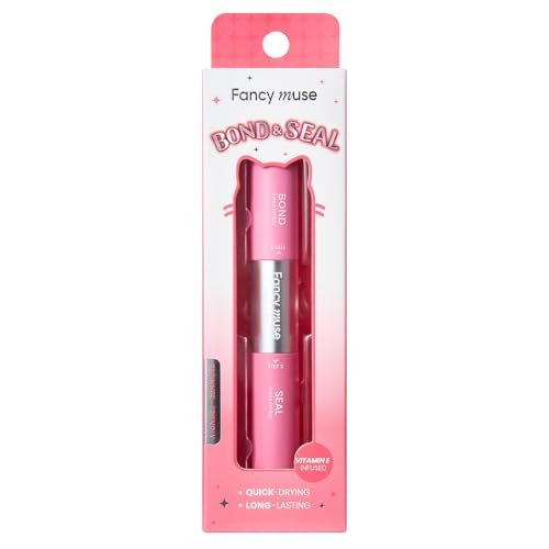 Fancy Muse Lash Bond and Seal Lash Glue - Waterproof Eyelash Cluster Adhesive with Vitamin E, 120H+ Long-Lasting False Eyelash Glue for All Day Wear - görsel 16