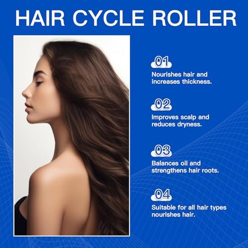 Rosemary Hair Growth Serum with Redensyl and Anagain – Roll On 25 ml, Thicker & Stronger Hair, Prevents Hair Fall & Stimulates Hair Follicles, Fights Hair Thinning & Hair Loss for All Hair Types Avelisse