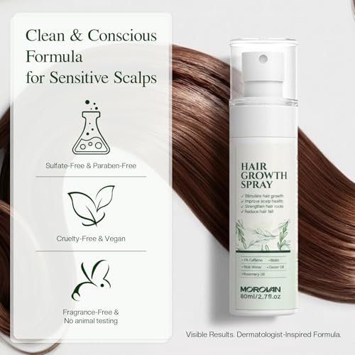 Morovan Hair Growth Spray for Scalp - Batana & Castor Oil Hair Loss Treatment, 2.7 fl oz - görsel 16