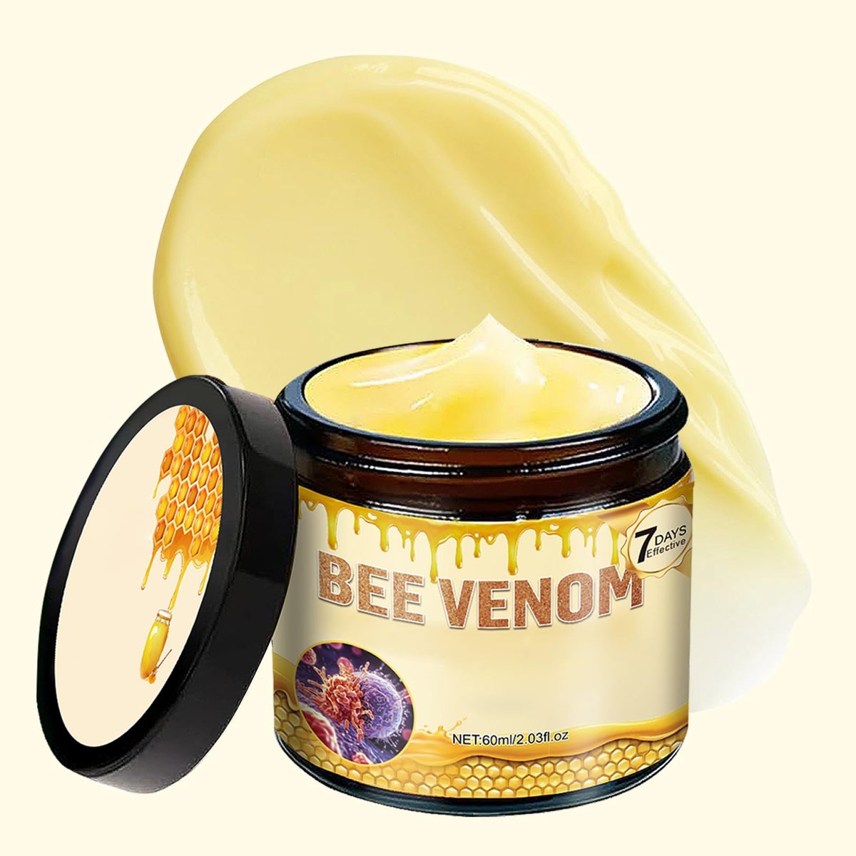 Bee Venom Skin Cream (2-Pack) – Natural Anti-Aging Face Moisturizer for Daily Skincare Avelisse