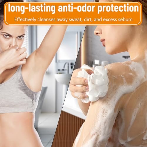 Forvirness Persimmon Body Wash for Old People Smell – Natural Deodorant Bar Soap for Strong Odor, Persimmon Liquid Soap for Smelly Feet, Cleansing Body Deodorizing Nonenal Eliminator - görsel 14