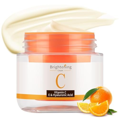 Vitamin C Face Cream - Anti-Aging Moisturizer with Hyaluronic Acid for Fine Lines, Wrinkles & Firming - Antioxidant Brightening Cream 1.7 fl oz - görsel 15