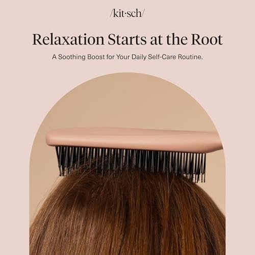 Kitsch Scalp Renewal Brush – Terracotta Exfoliating & Scalp Massager for Hair Growth, Gentle Head Massage Brush to Remove Buildup & Boost Circulation - görsel 18