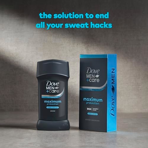 DOVE MEN + CARE Invisible Solid Stick Clean Comfort Maximum Protection Deodorant for Men, 96-Hour Comfort, 2.6 oz - görsel 10
