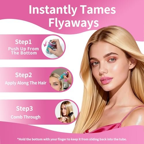 SAISZE Hair Wax Stick - Fly Away Tamer for Women & Kids, Bun Maker & Styling Cream, 2.7 Oz - görsel 12