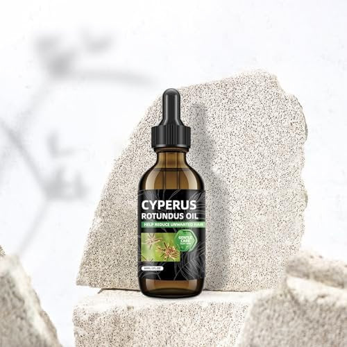 SKSOYT 2 Pcs Cyperus Rotundus Oil for Hair Removal – Natural Formula to Reduce Unwanted Hair Growth, Moisturize Skin, and Shrink Pores Avelisse