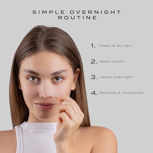 Vue Hydrocolloid Nose Patches - Nose Pore Strips for Blackheads, Sebum and Oil Control, Gentle for All Skin Types (8-Count) - görsel 16