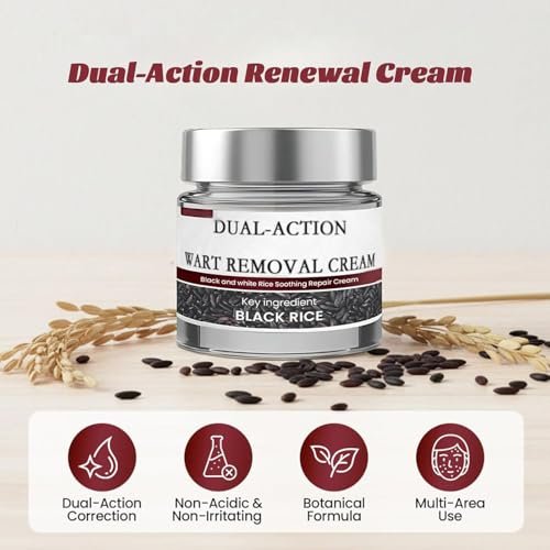 KeraErase Dual-Action Renewal Cream – Black & White Rice Soothing Repair Cream for Smooth, Refined Skin (2-Pack) Avelisse