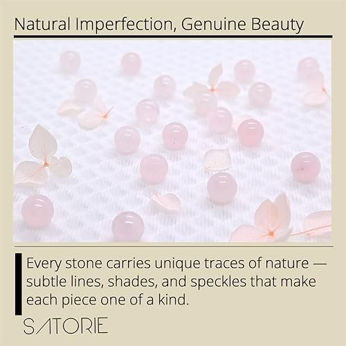 SATORIE 2-Pack Organic Castor Oil with Rose Quartz Rollerball - USDA Certified 100% Castor Oil Roll-on for Face, Under Eyes, Brows & Lashes; Deep Moisture, Soothing, Promotes Hair Growth Avelisse