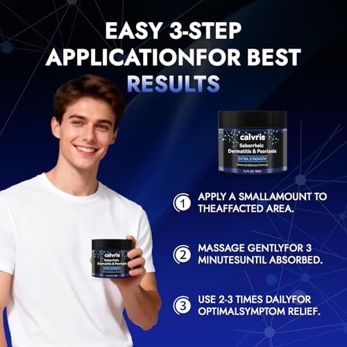 Calvris Extra Strength Scalp Cream – Flake & Itch Relief for Dandruff and Dry Scalp, Enhanced Botanical Formula, 3.4 fl oz Avelisse