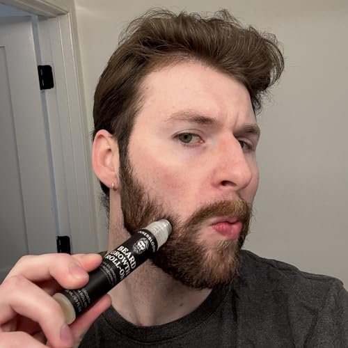 Innerbloom Minoxidil 5% Beard Growth Roll-On with Rosemary Oil – Ultra Portable Beard Roller for Men Avelisse