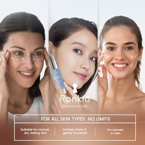 RONKIE Retinol Eye Cream for Dark Circles & Anti-Wrinkle - Night Care Under Eye Cream Reduces Eye Bags - 0.5 fl oz - görsel 14
