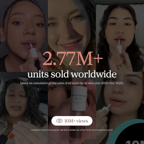 NOONI Korean Lip Oil - Applevanilla | Long-Lasting Moisturizing Lip Stain | Hydrating & Plumping | Crystal Clear Finish - görsel 18