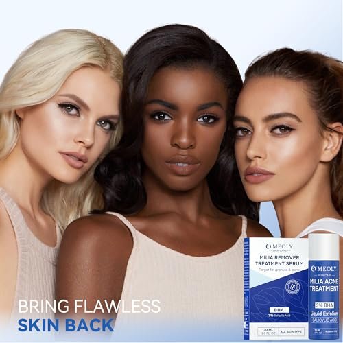 MEOLY Milia Remover Treatment Serum – BHA with Niacinamide for Milia & Acne, Advanced Exfoliant for Men and Women, 30 ML Avelisse