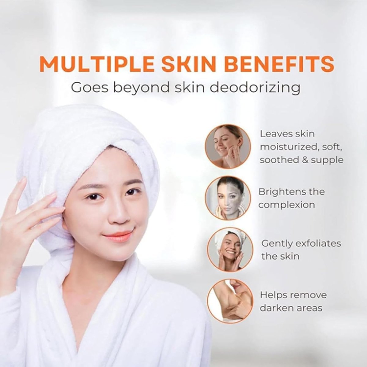 Japanese Persimmon Cleanser Bar Bundle for Body Odor – Natural Antibacterial Soap for Old People Smell (Nonki) – Organic Formula, 2-Pack - görsel 14